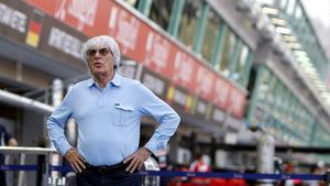 El británico Bernie Ecclestone, poderosísimo gestor y dueño del Mundial de F-1.