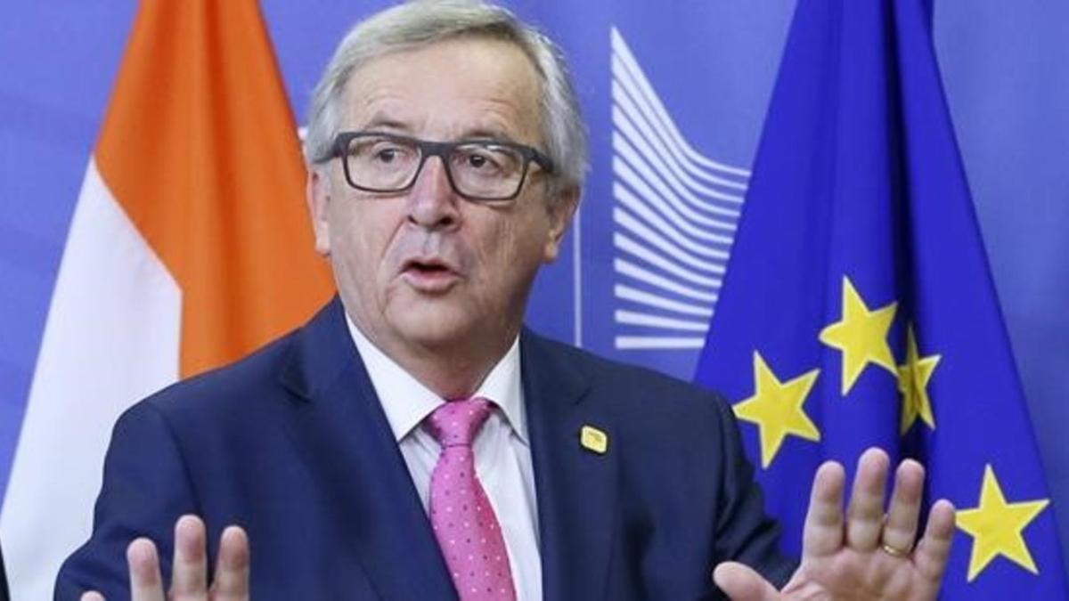 El presidente de la Comisión Europa, Jean-Claude Juncker, horas antes del inicio de la última cumbre europea del año 2016.