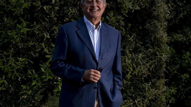 L’exconseller Felip Puig, als jardins del Turó Park. | JORD COTRINA