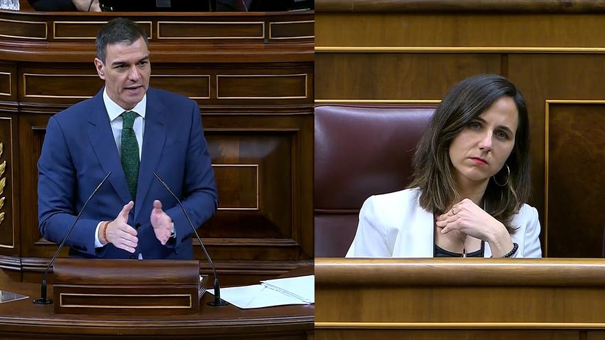 Sánchez arrecia sus críticas a Podemos y recuerda que el gasto en defensa subió con ellos en el Gobierno: &quot;No dijo nada porque quería seguir&quot;