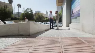 Finalizadas las obras de mejora de la accesibilidad en la calle Tomás de Aquino