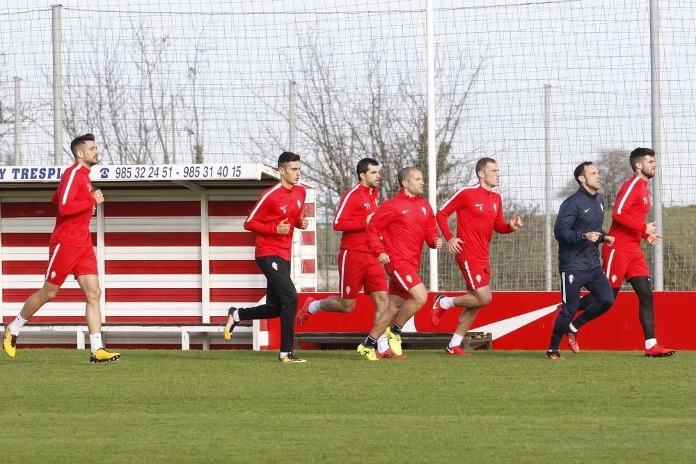 Entrenamiento del Sporting