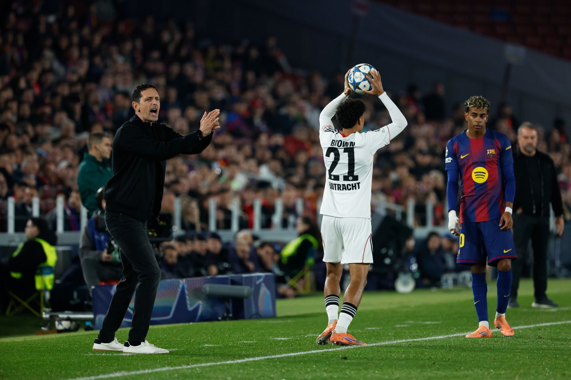 Champions League: FC Barcelona - Eintracht Frankfurt.