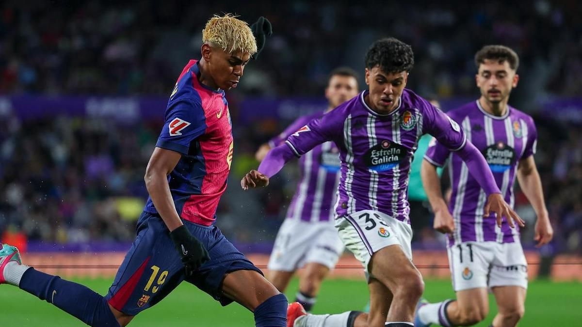 Adam Aznou se midió a su amigo Lamine Yamal en el José Zorrilla