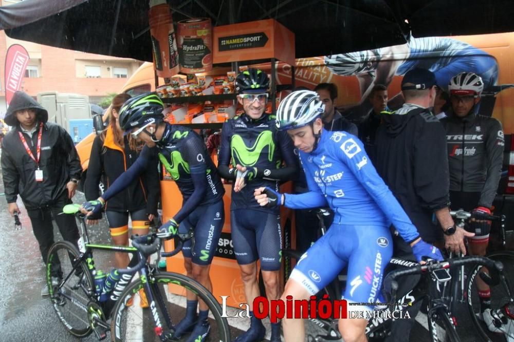 Salida de la Vuelta Ciclista a España desde Lorca