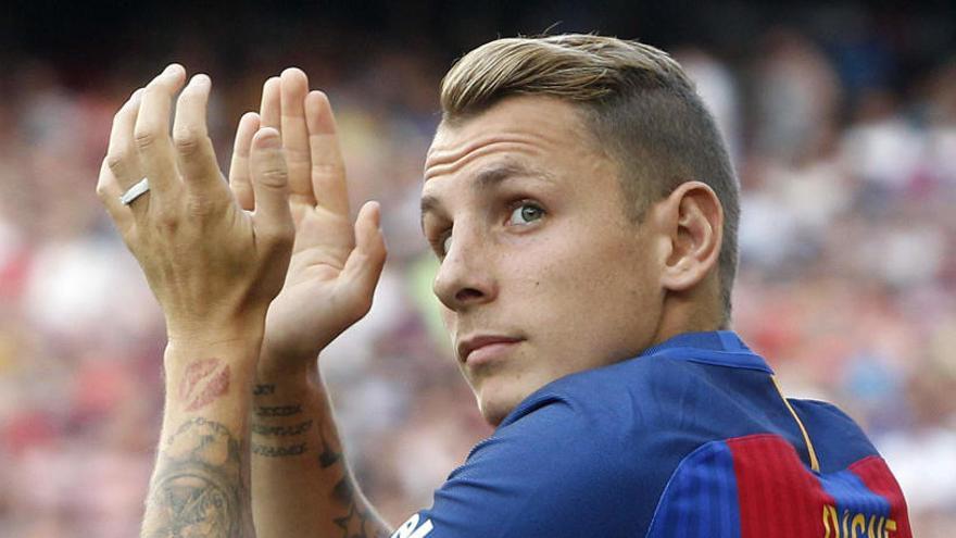 Lucas Digne, jugador del Barça.