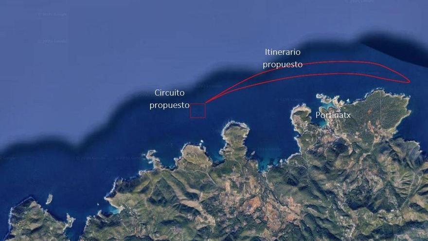 Motos acuáticas en el litoral de Ibiza: el PSOE también pide a Costas que no permita el circuito en Portinatx