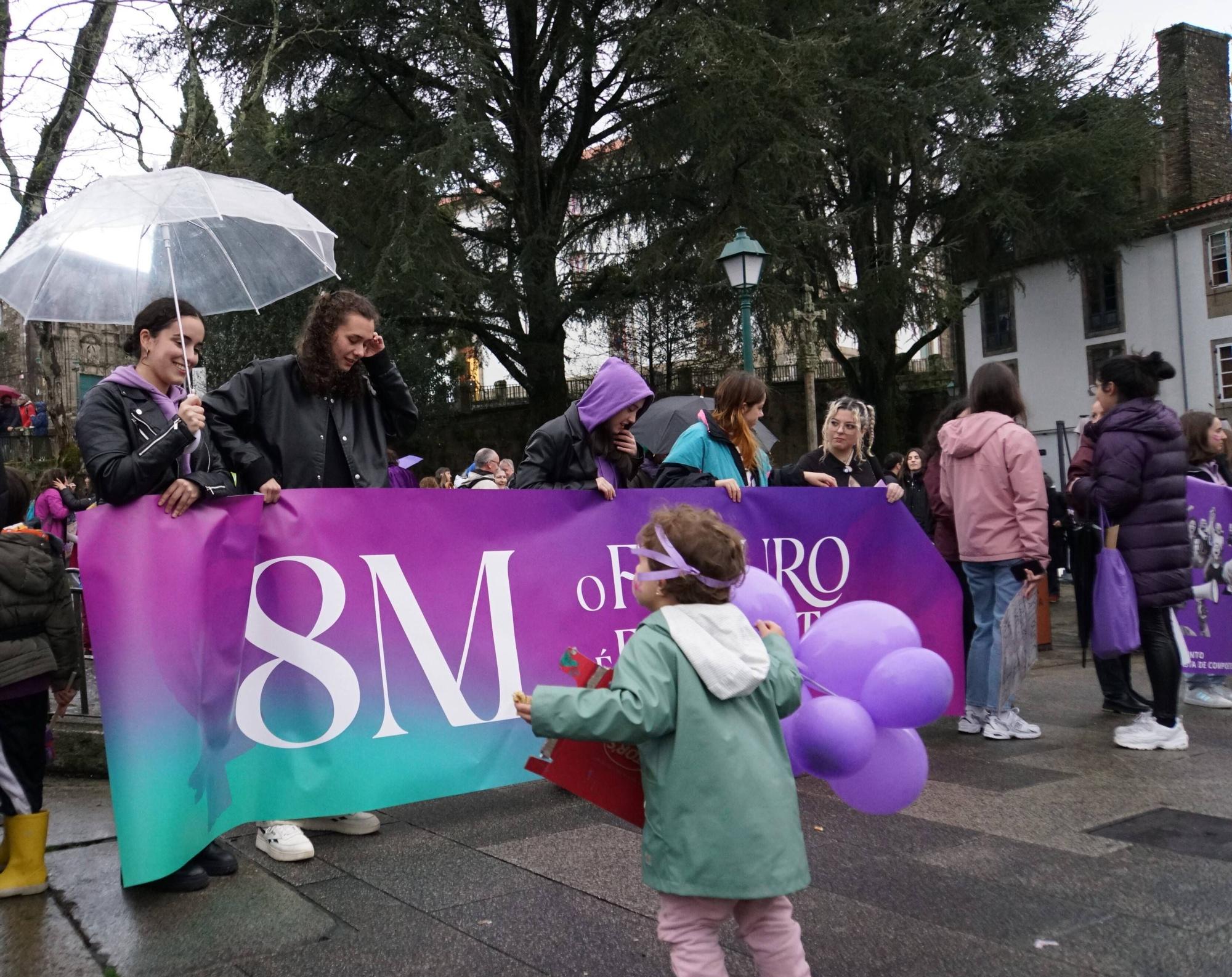 Manifestaciones 8M en Santiago de Compostela