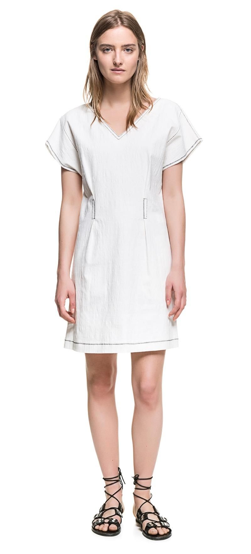 Vestido corto blanco de Bimba y Lola