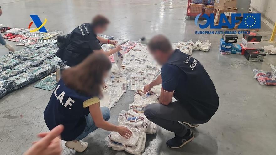 Operación de la Agencia Tributaria contra las falsificaciones en Getafe y Humanes