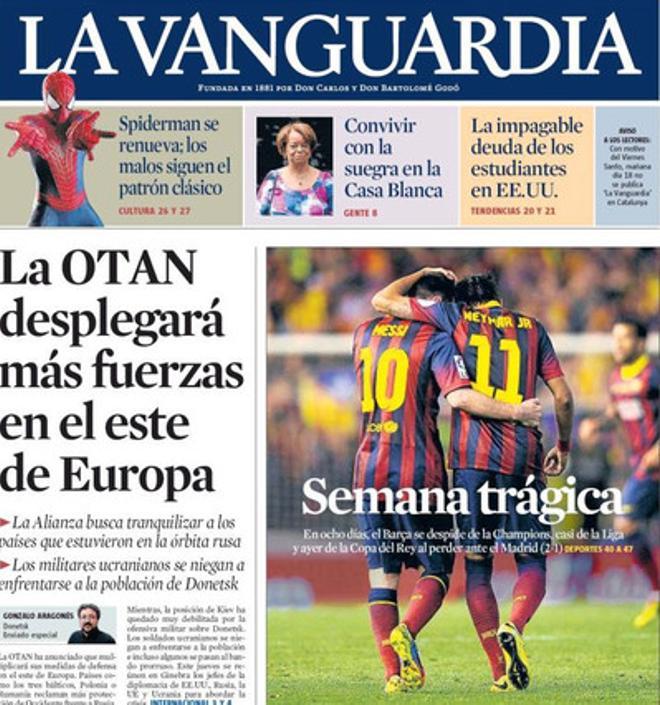 Así ve la prensa la derrota del Barça en la Copa