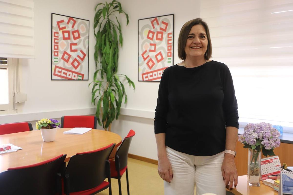 Marina Borrego, secretaria general de CCOO Córdoba.