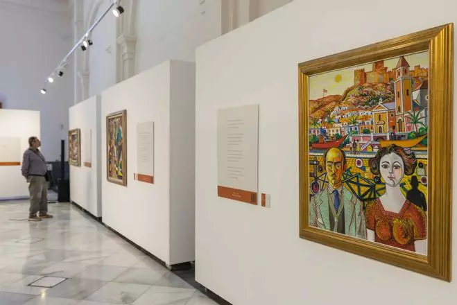 La poesía de Miguel Hernández y la pintura de Zabaleta se hermanan en Elche