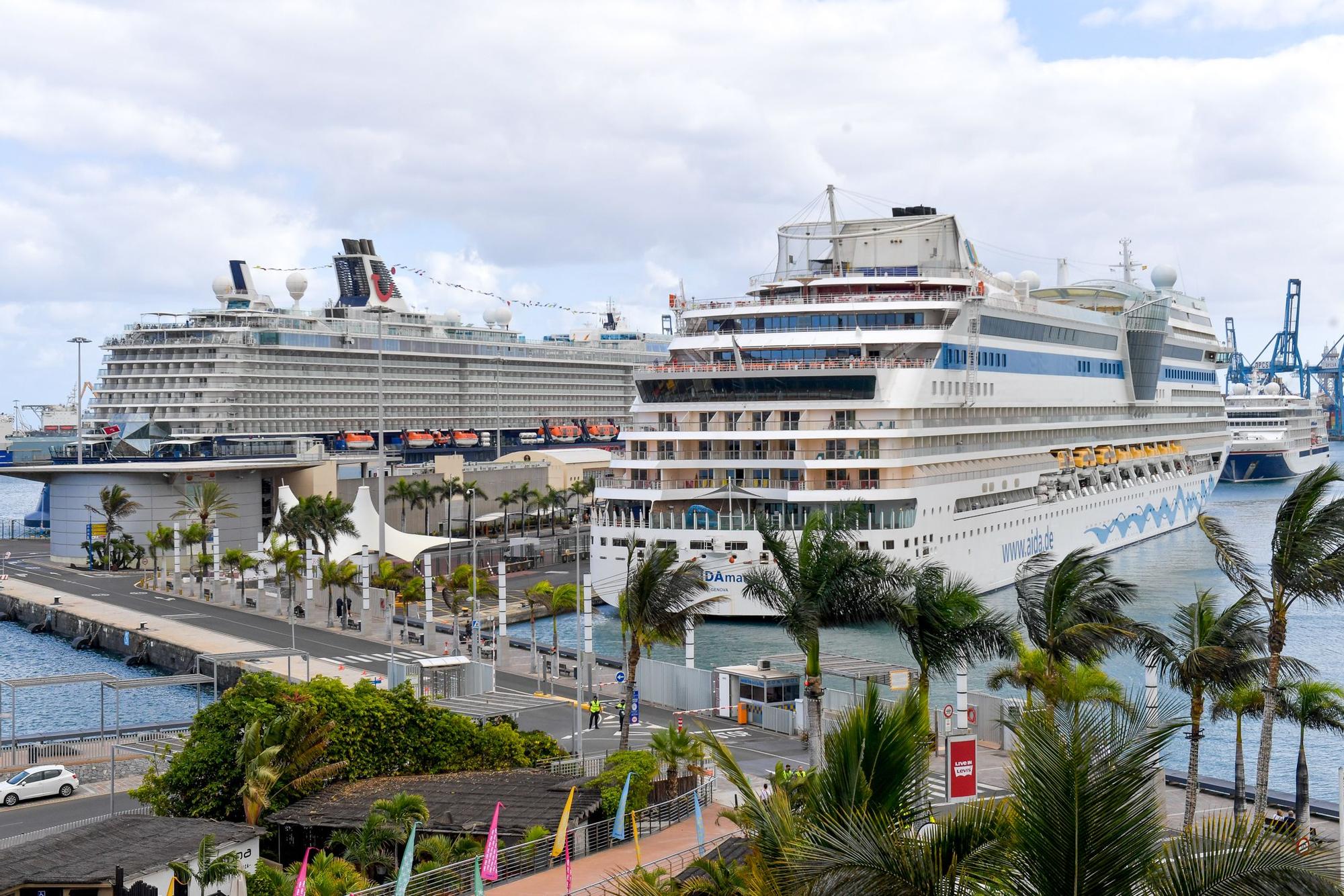 Cruceros en el Puerto de Las Palmas (07/11/2021)