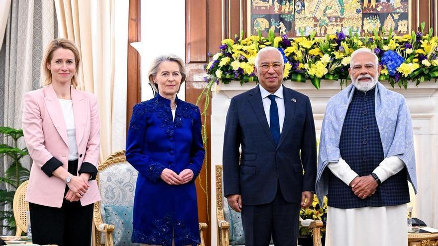 La UE y la India cierran uno de los mayores acuerdos comerciales del mundo en Nueva Delhi