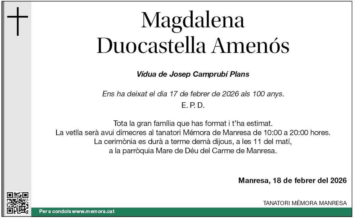 Magdalena Duocastella Amenós