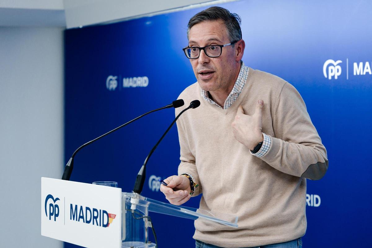 El secretario general del PP de Madrid, Alfonso Serrano.