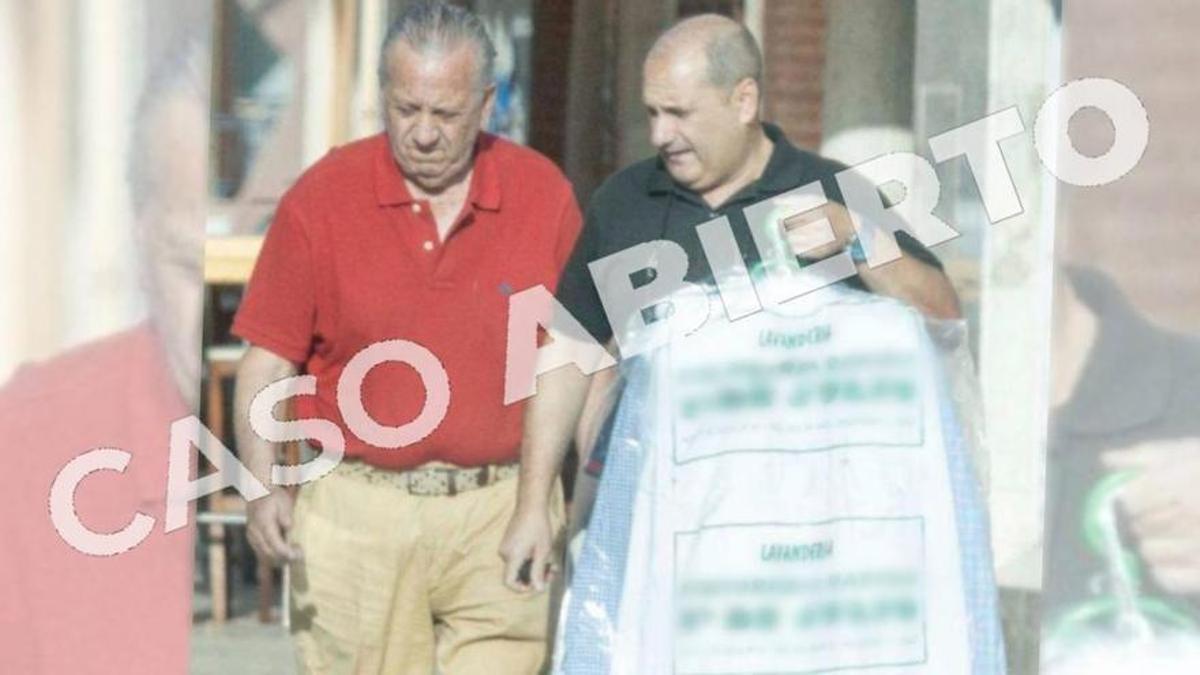 Gaspar Rivera i Antonio Caba, en una imatge obtinguda per la Guàrdia Civil mentre els vigilaven.