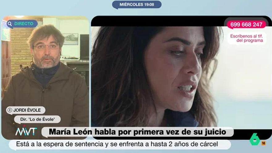 Jordi Évole defiende a María León tras entrevistarla: &quot;Es abuso policial&quot;