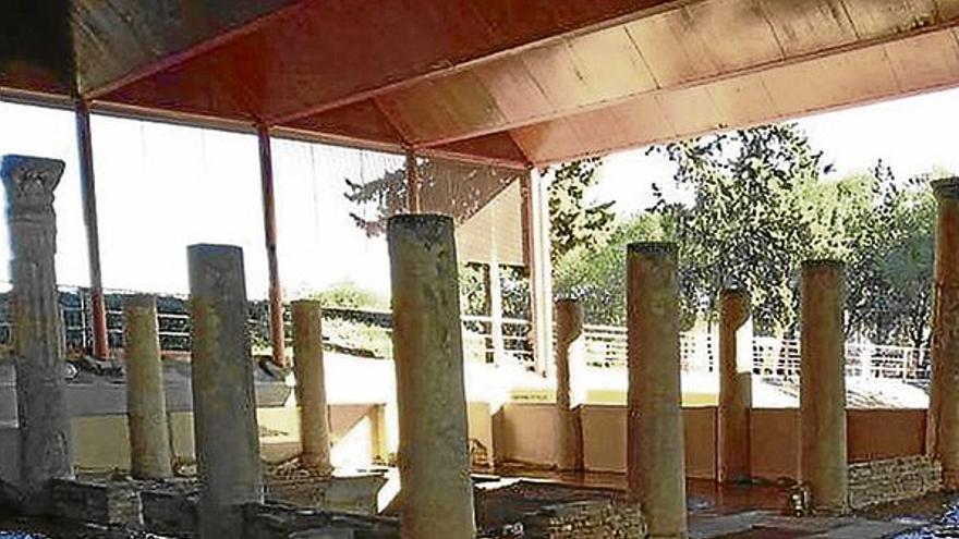 Los daños en la Casa del Mitreo de Mérida superan los 7.000 euros