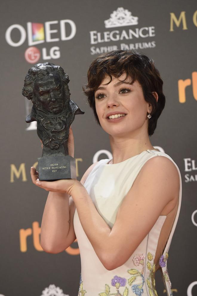 Anna Castillo, ganadora del Goya a Mejor Actriz Revelación en 2017 por 'El Olivo'