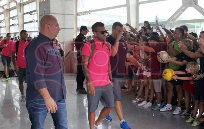 El viaje del Barça a Castellón, en imágenes