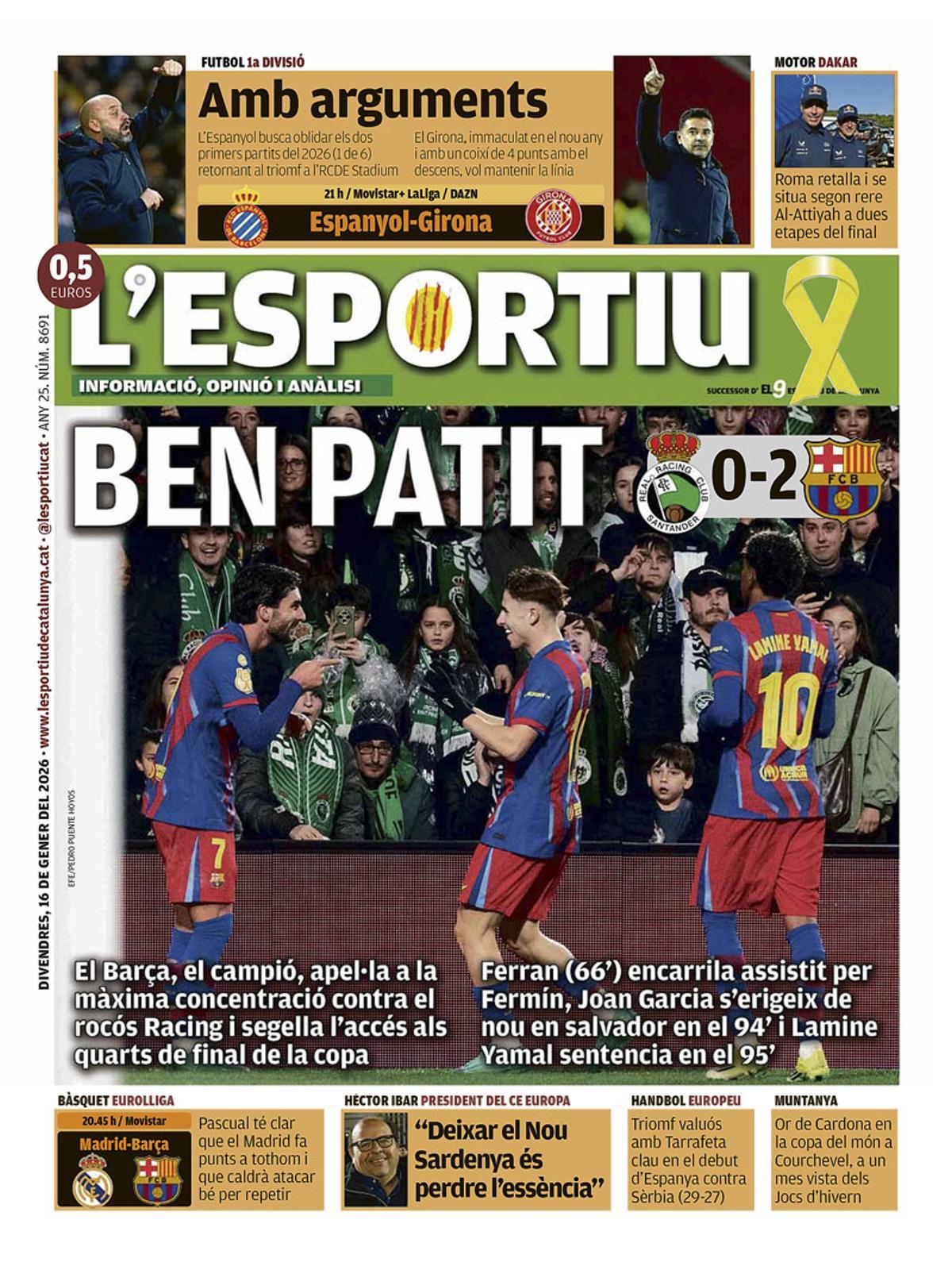 Las portadas de la prensa deportiva de hoy Las portadas de la prensa deportiva de hoy