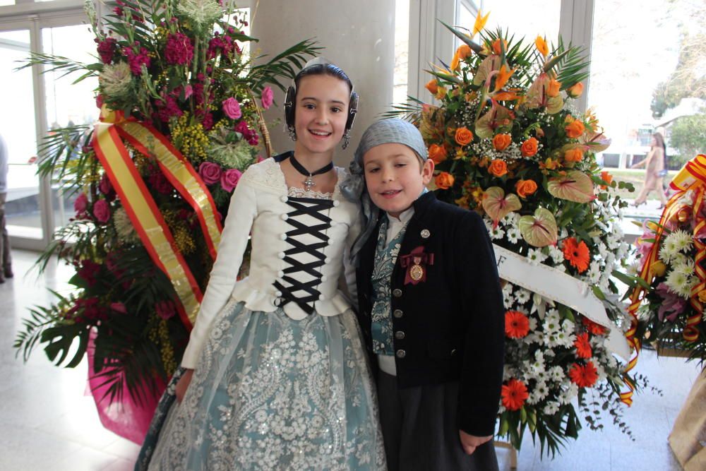 La "mini alfombra roja" de la exaltación de la fallera mayor infantil 2020