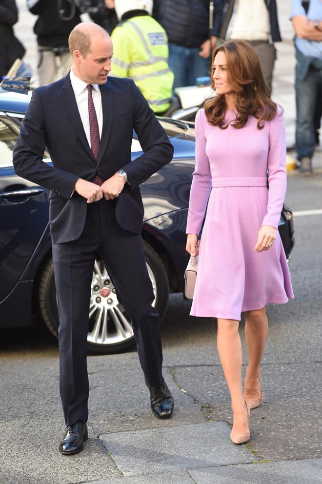 Kate Middleton y el príncipe Guillermo, a juego