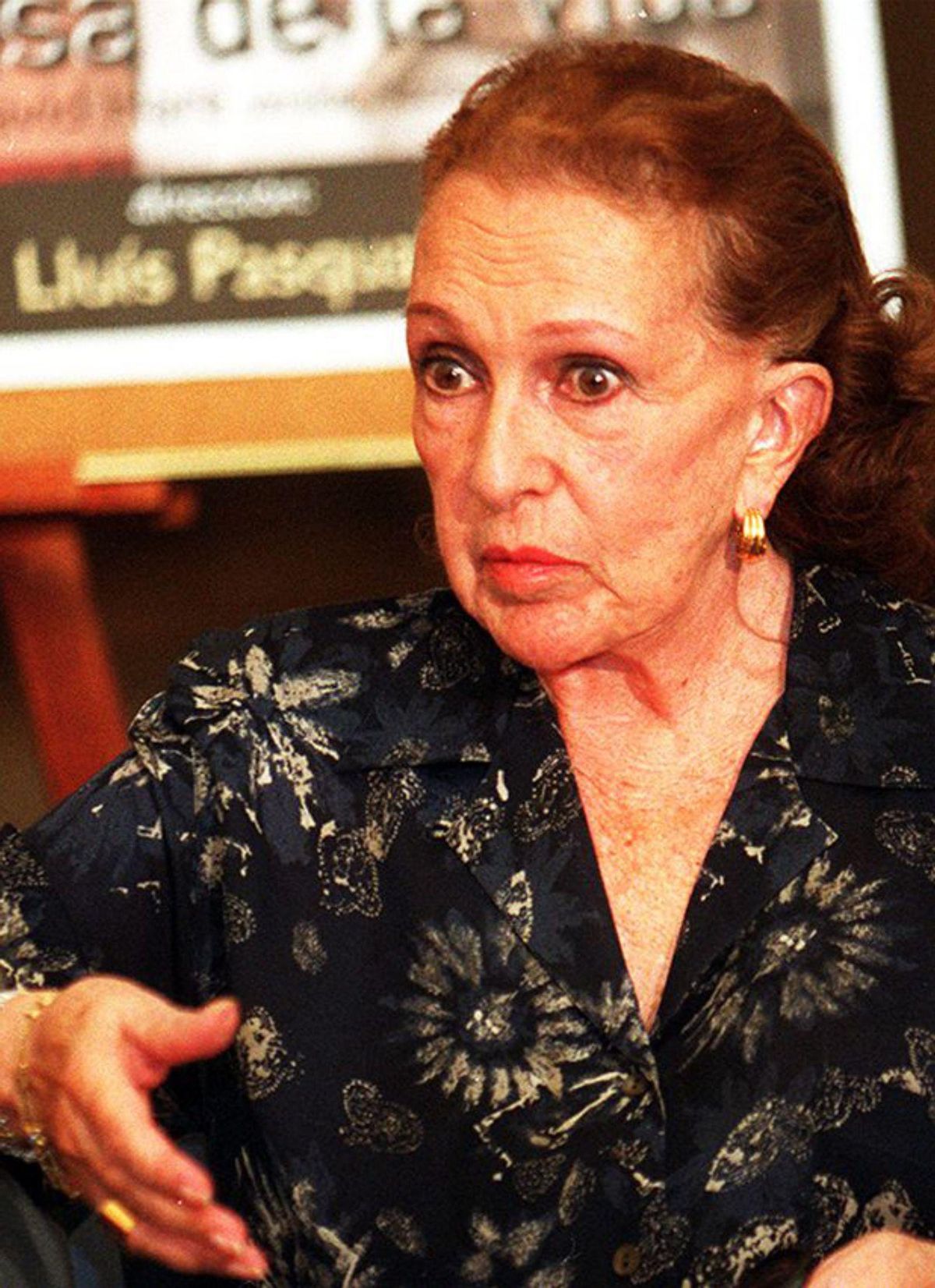 Amparo Rivelles, en la presentación de «La brisa de la vida». | Miki López