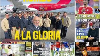 Estas son las portadas de la prensa deportiva de hoy