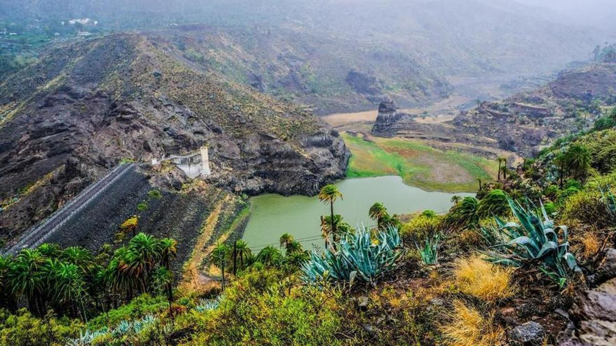 Presa de la Sorrueda en Gran Canaria