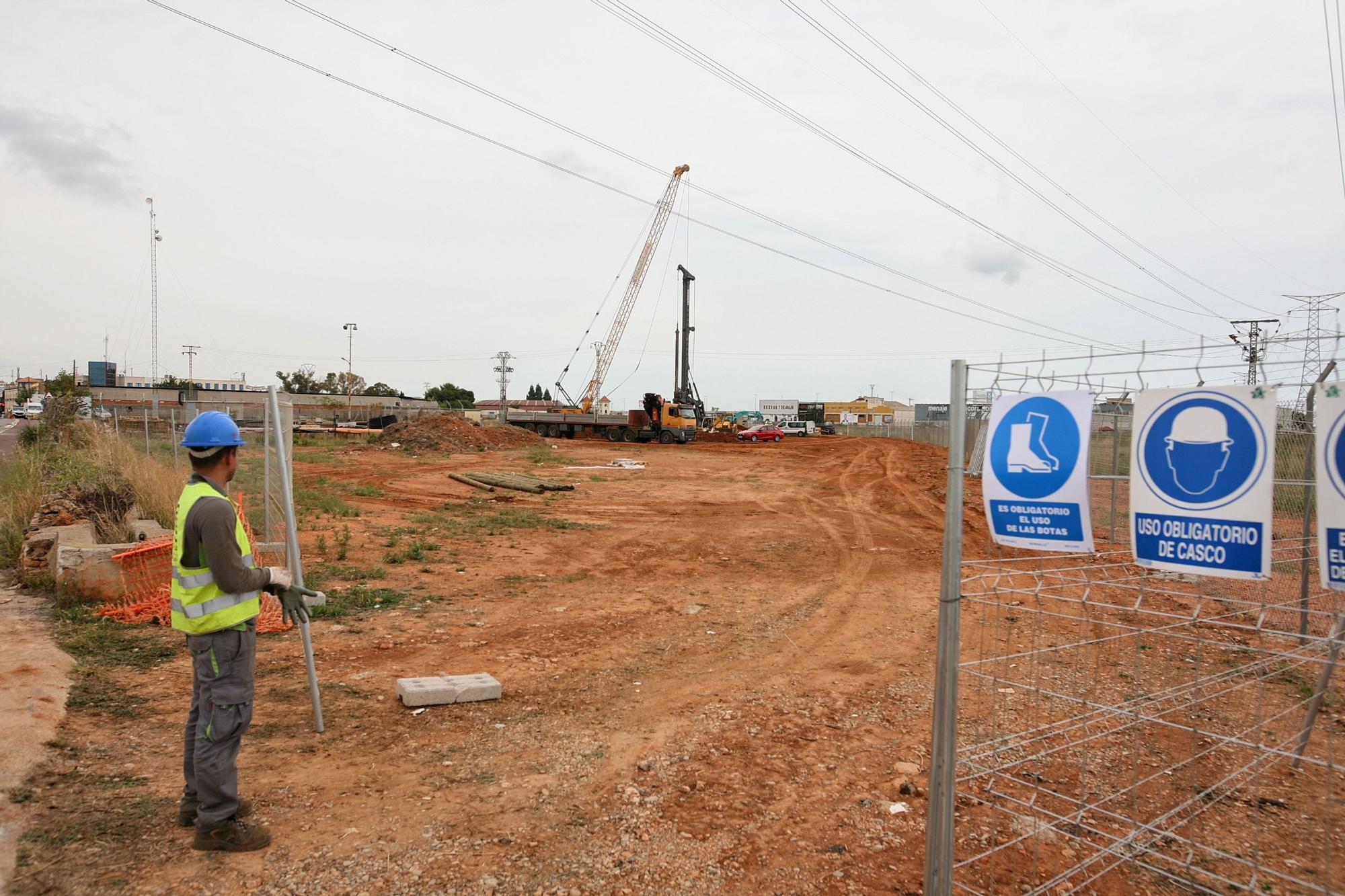 Avanzan los trabajos en la primera fase del acceso ferroviario sur a PortCastelló