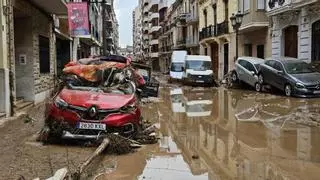La inundación daña un 9 % de la flota de coches de la Ribera con casi 21.500 turismos afectados