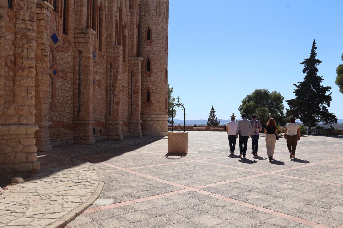 Otra imagen del Santuario durante la visita