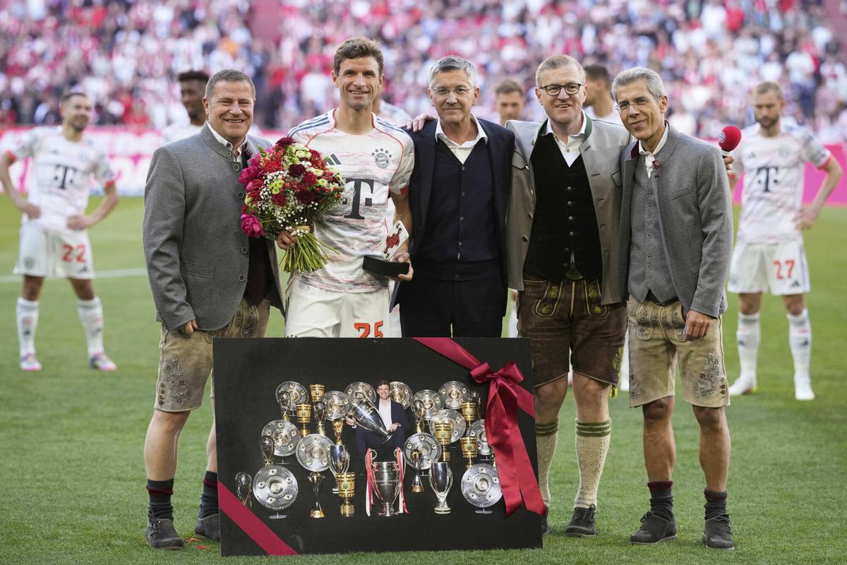 la despedida de Muller del Bayern