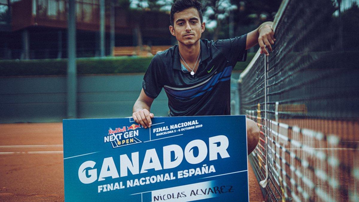 Álvarez es una de las sensaciones en el tenis español