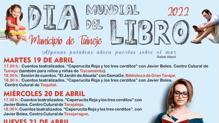 Once fachadas de Gran Tarajal lucirán textos literarios del 19 al 23 de abril