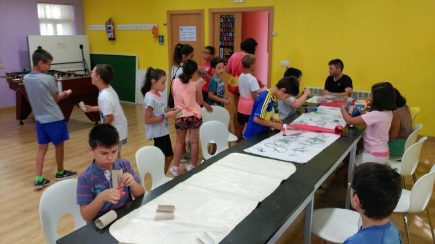 Un taller de reciclaje realizado hace unos años en la provincia.