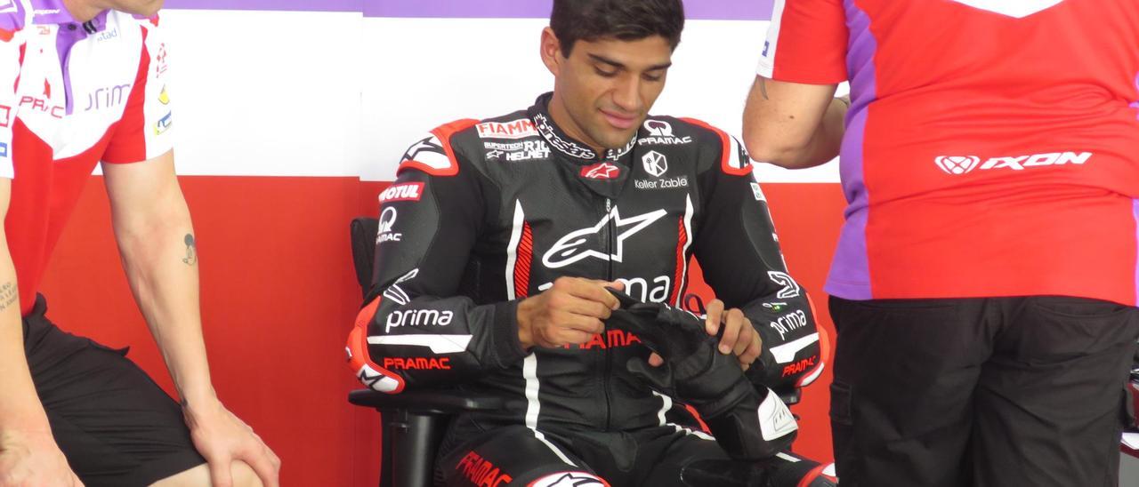 Jorge Martín (Ducati), en el test de pretemporada de Sepang (Malasia).