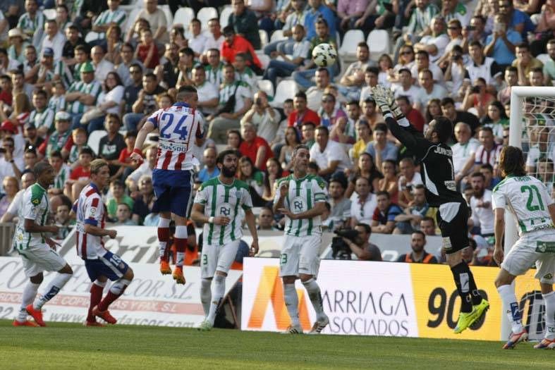 El Córdoba cae 0 a 2 ante el Atlético de Madrid.