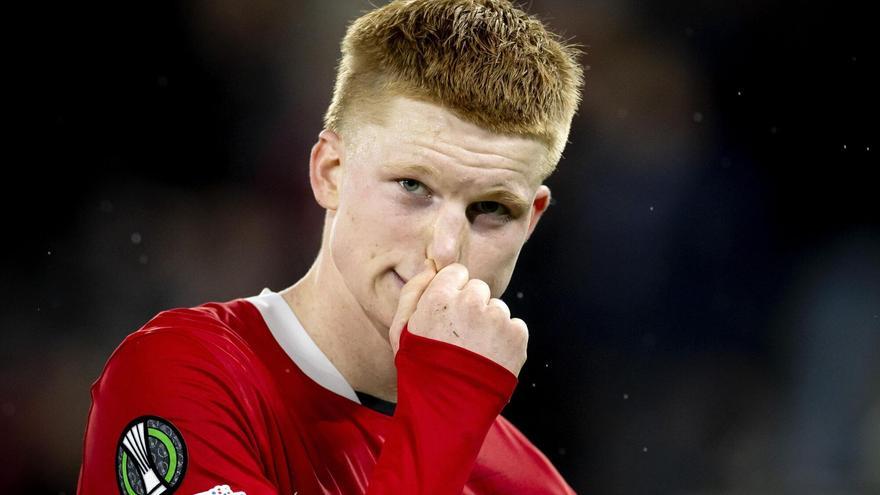 Kees Smit, durante un partido del AZ