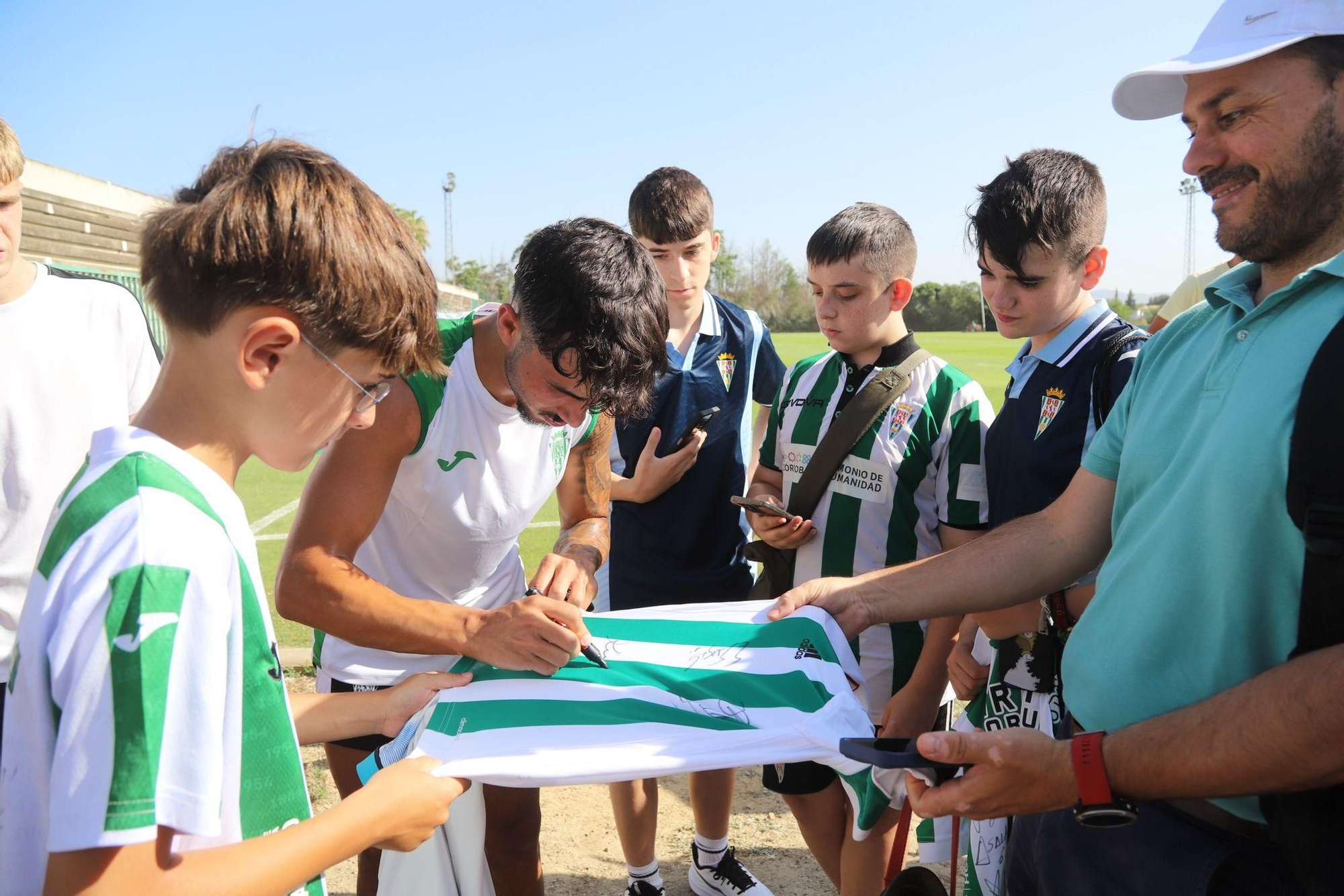 El primer entrenamiento de la pretemporada del Córdoba CF, en imágenes