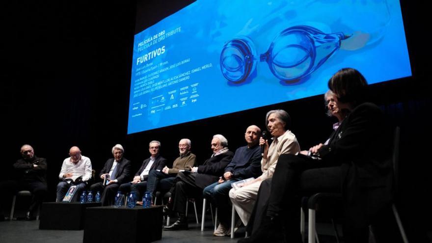 Un momento del coloquio, en el Auditorio del Museo Picasso Málaga. | GREGORIO MARRERO