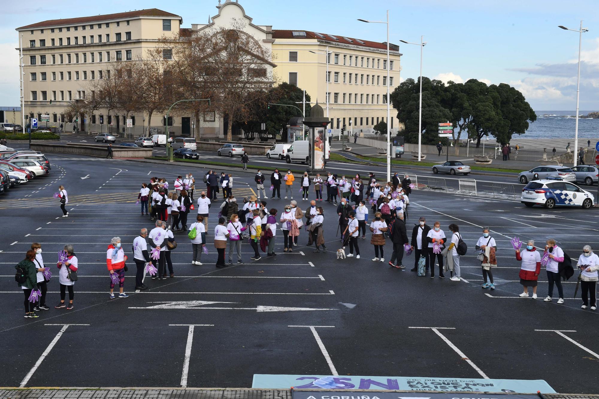 25-N en A Coruña | O deporte di "non" á violencia sobre as mulleres