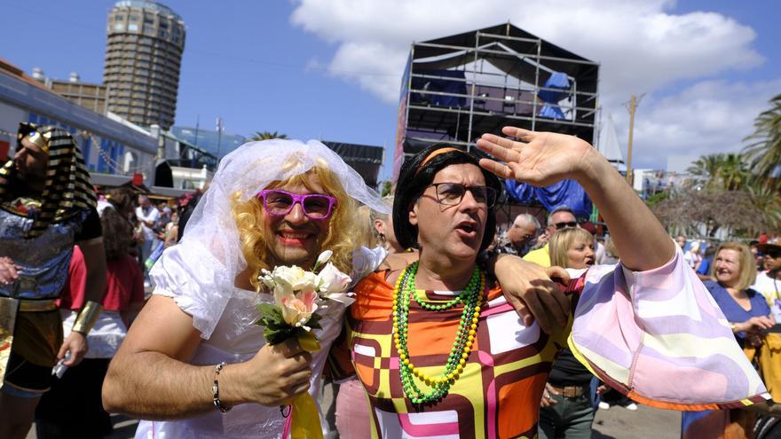 Carrera de viudas en el Carnaval