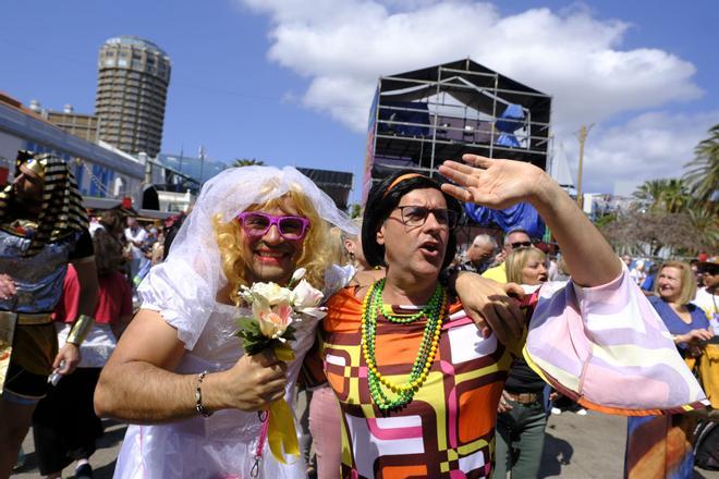 Carrera de viudas en el Carnaval