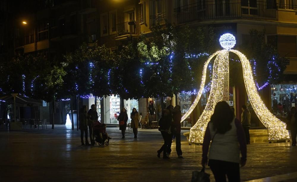 Encendido de luces de Navidad en Murcia