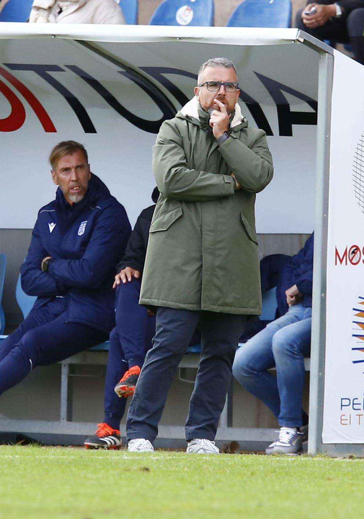 Javi Rey, durante el encuentro frente al Teruel. | LOF