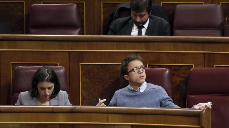 Irene Montero sustituye a Errejón como portavoz de Podemos en el Congreso